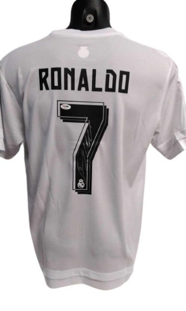Cristiano Ronaldo's Real Madrid Signed Replica Shirt, UCL Final Milan 2016 