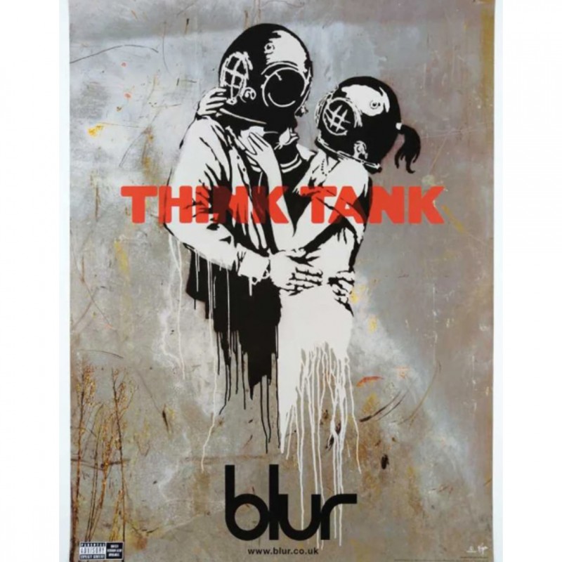 Blur Think Tank Original 2003 Lithograph Poster 