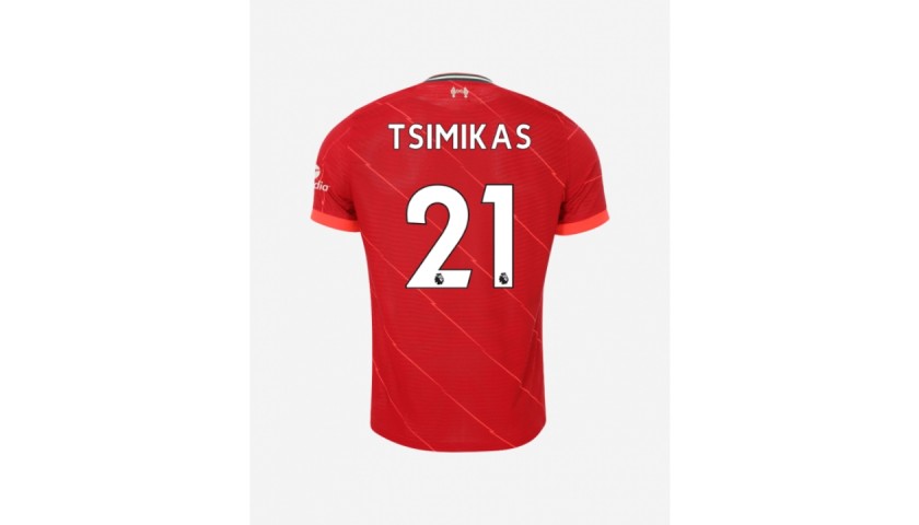 Limited-Edition Futuremakers Shirt Signed By Liverpool FC’s Kostas Tsimikas