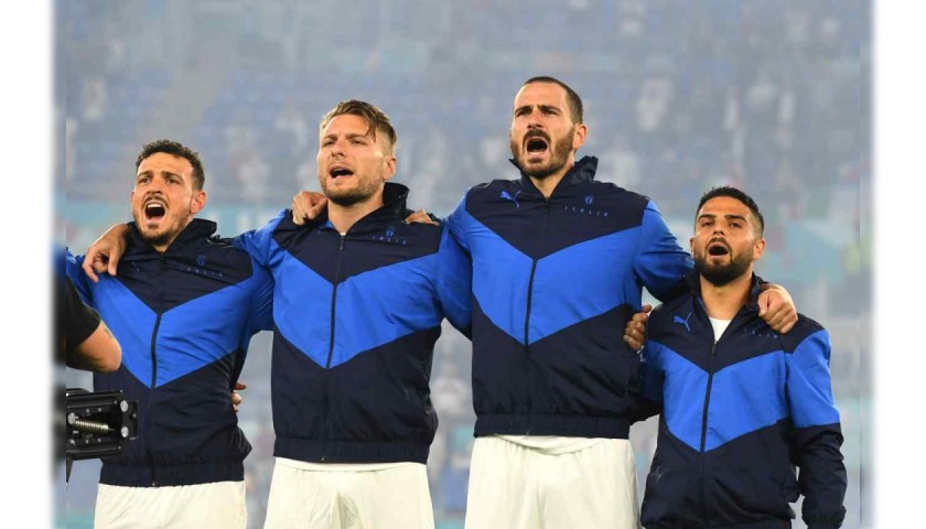 Italy National Anthem Fleece, Turkey-Italy 2021 - CharityStars