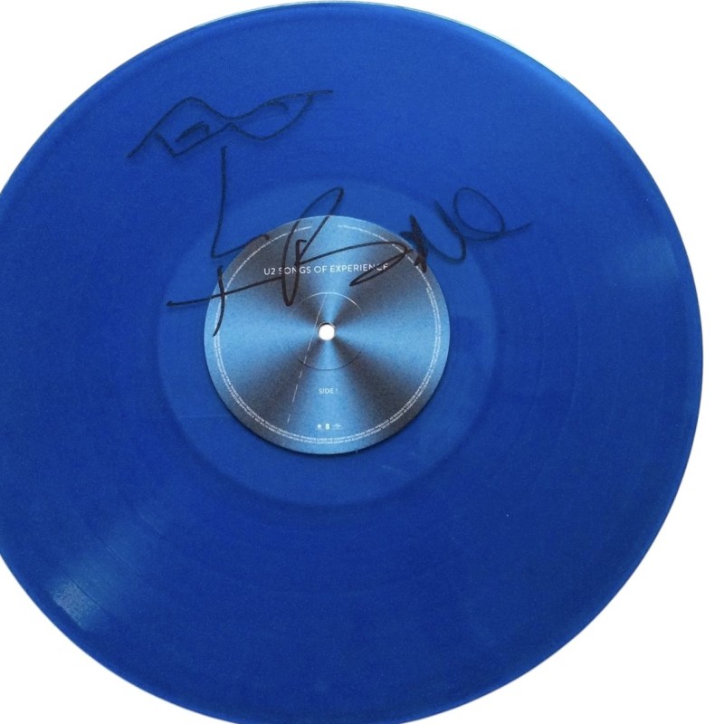 Bono Signed Vinyl Disc