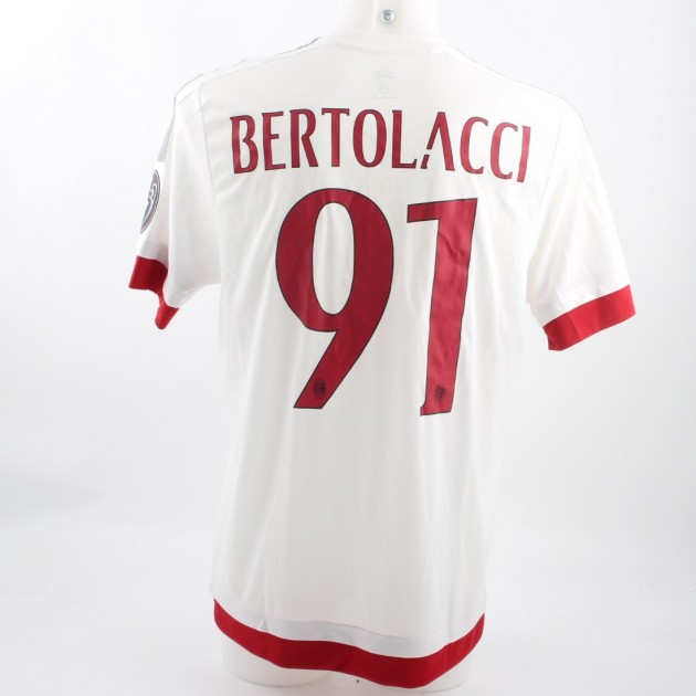 Bertolacci shirt, issued for Empoli-Milan Serie A 23/01/2016