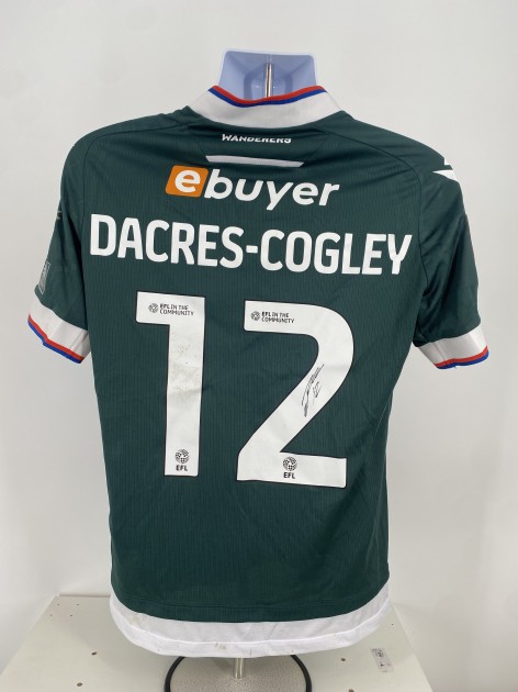 Josh Dacres-Cogley's Bolton Wanderers Signed Match Worn Away Shirt, vs Walsall 