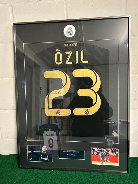 Ozil Official Real Madrid Signed Shirt
