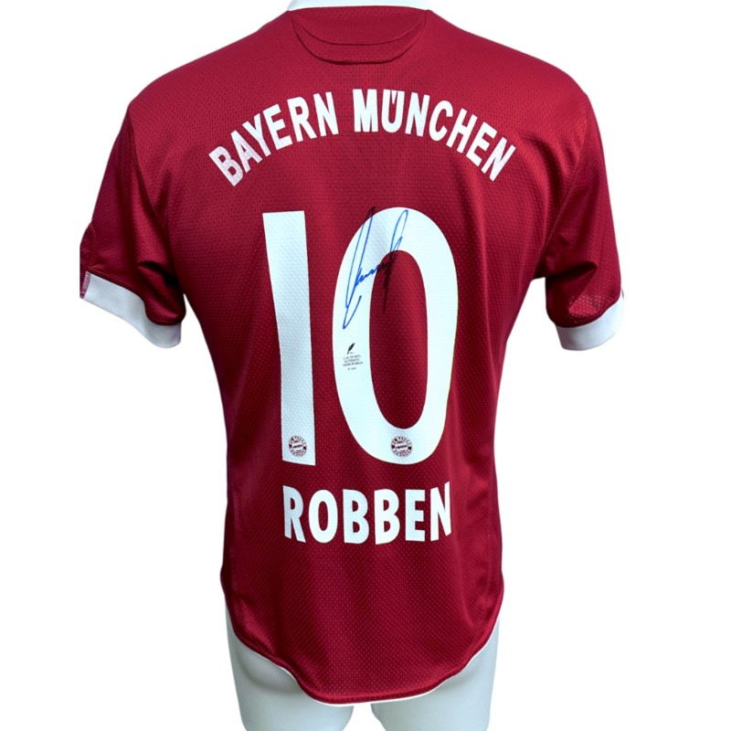 Robben's Bayern Munchen Signed Official Shirt, 2009/10