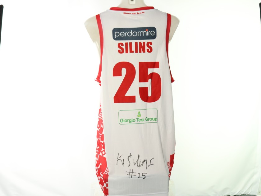 Silins' Estra Pistoia vs Olimpia Milano Signed Unwashed Kit, 2025