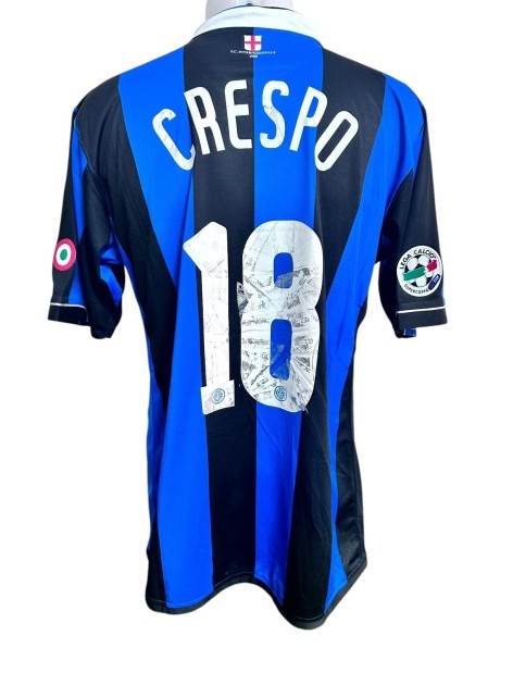 Crespo's Match-Issued Shirt, Inter vs Roma Italian Supercup 2006 Final