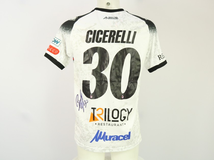 Maglia Cicerelli unwashed Sorrento vs Catania 2024 - Autografata