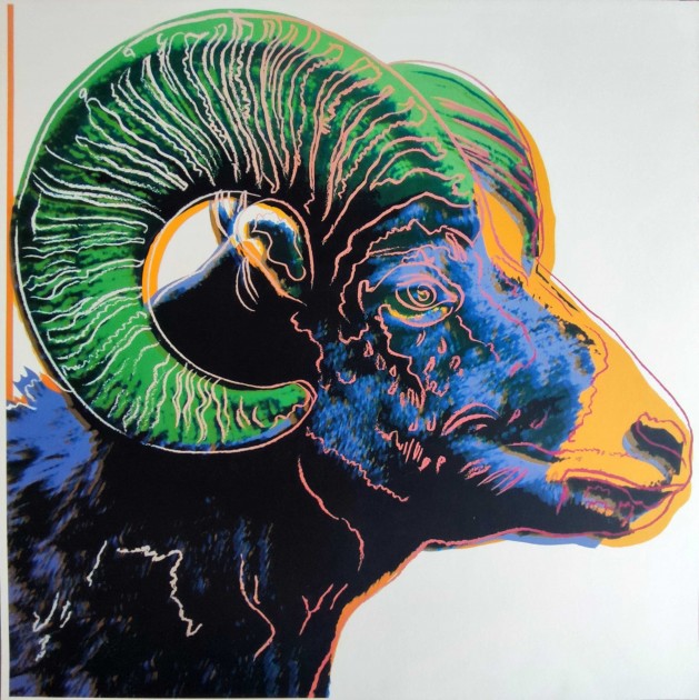 Andy Warhol "Bighorn Ram" Limited Edition