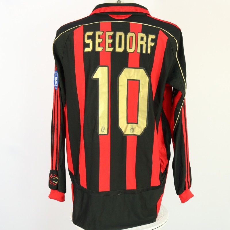 Seedorf 'sMilan Match-Issued Shirt, 2006/07