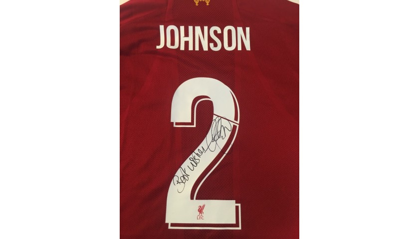 Johnson's Liverpool FC Legends Match Worn and Signed Shirt