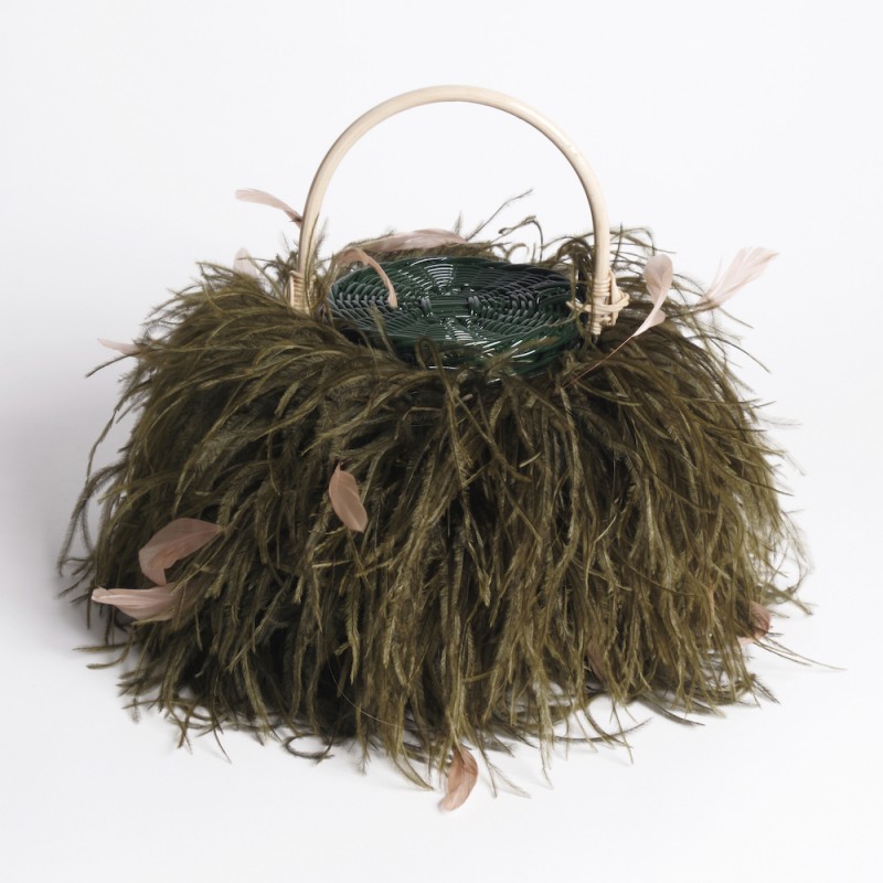 Wicker Basket Bag by Gatti Milano