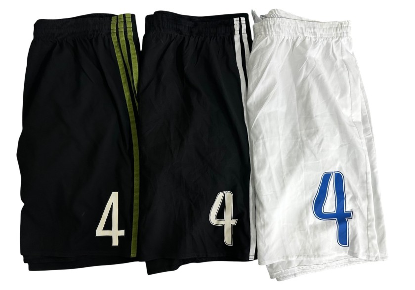 Collection of Three Benatia's Juventus Worn Shorts