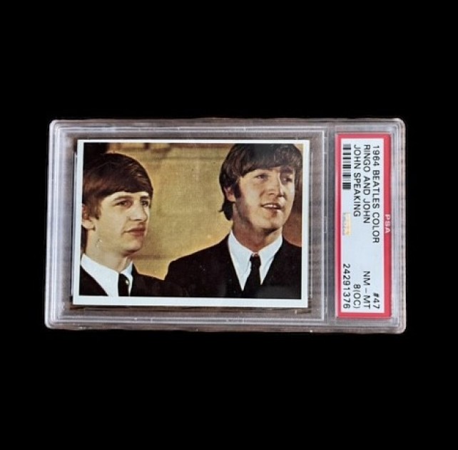 The Beatles 1964 Topps Beatles Color Cards Collector's Card PSA 