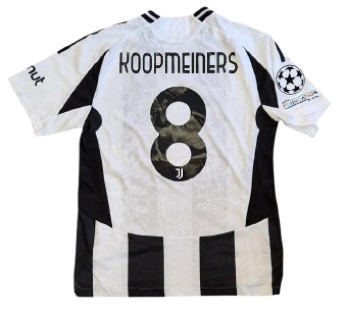 Maglia Koopmeiners Juventus Preparata, UCL 2024/25