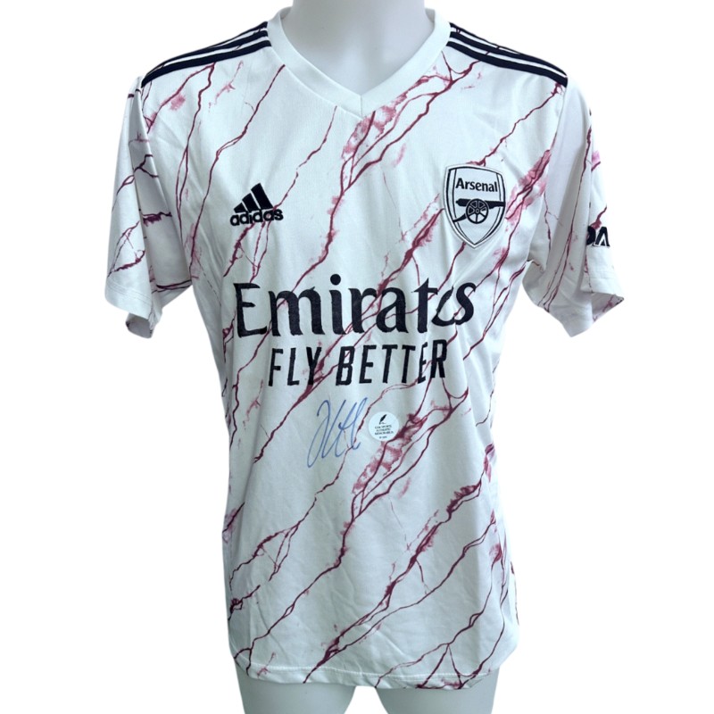 Arsenal Replica Shirt, 2020/21 - Signed by Declan Rice