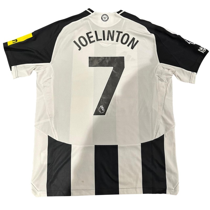 Joelinton's Match-Worn Shirt, Newcastle vs Brighton 2024