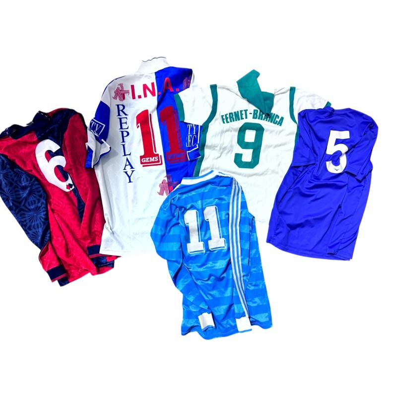 Collezione di Cinque Maglie Gara Squadre Miste Italiane ed Europee