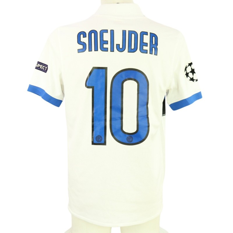 Sneijder's Inter Milan Match-Issued Shirt, UCL 2009/10