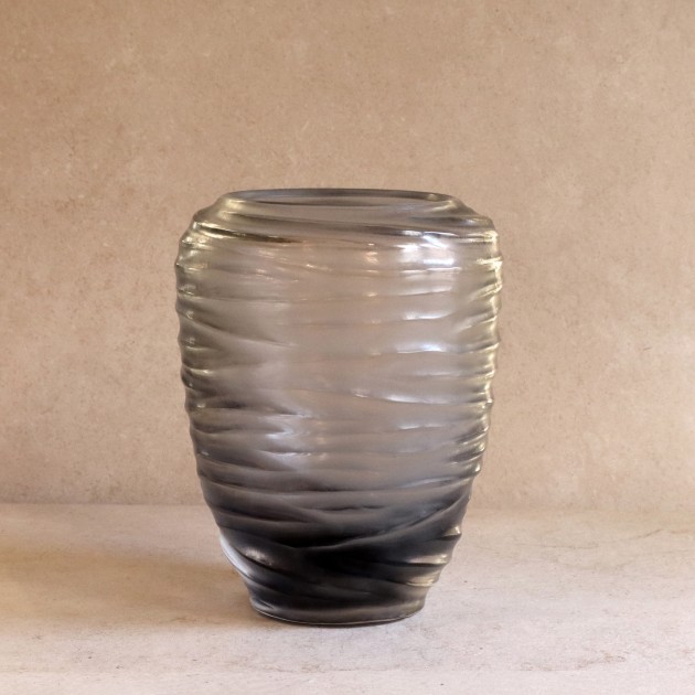 Micheluzzi Glass – Goccia Acciaio Onde