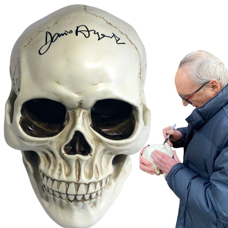 Skull signed by Dario Argento