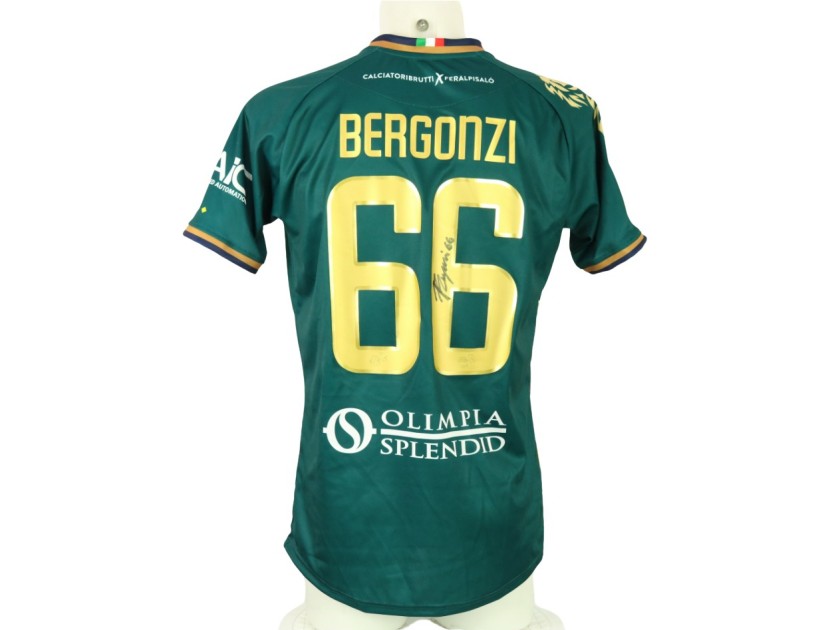 Bergonzi's CALCIATORIBRUTTI Unwashed Signed Shirt, Feralpisalò vs Parma 2024