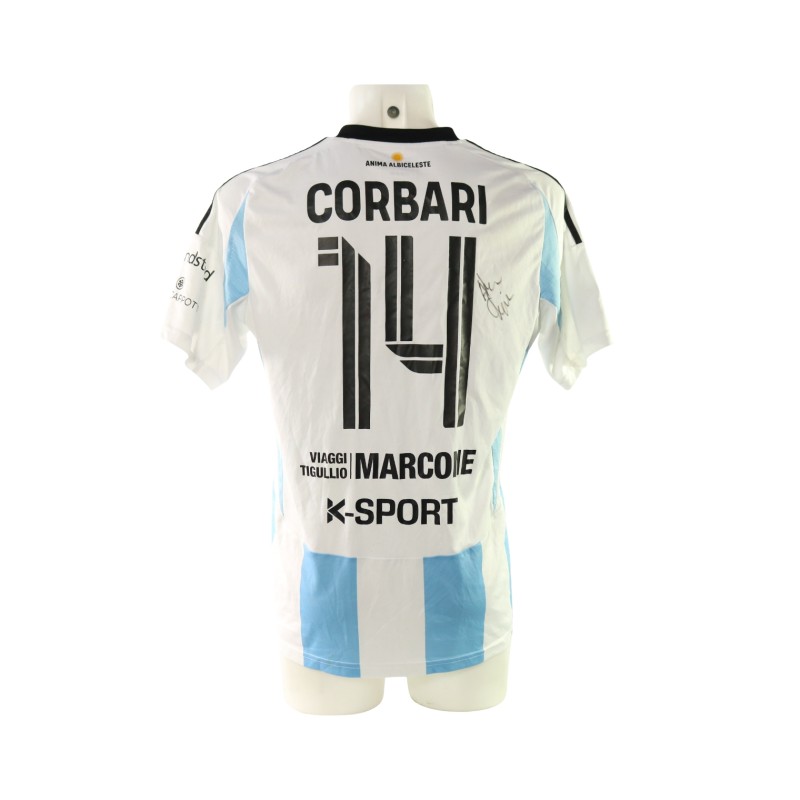 Corbari's Unwashed Signed Shirt, Ternana vs Virtus Entella 2024