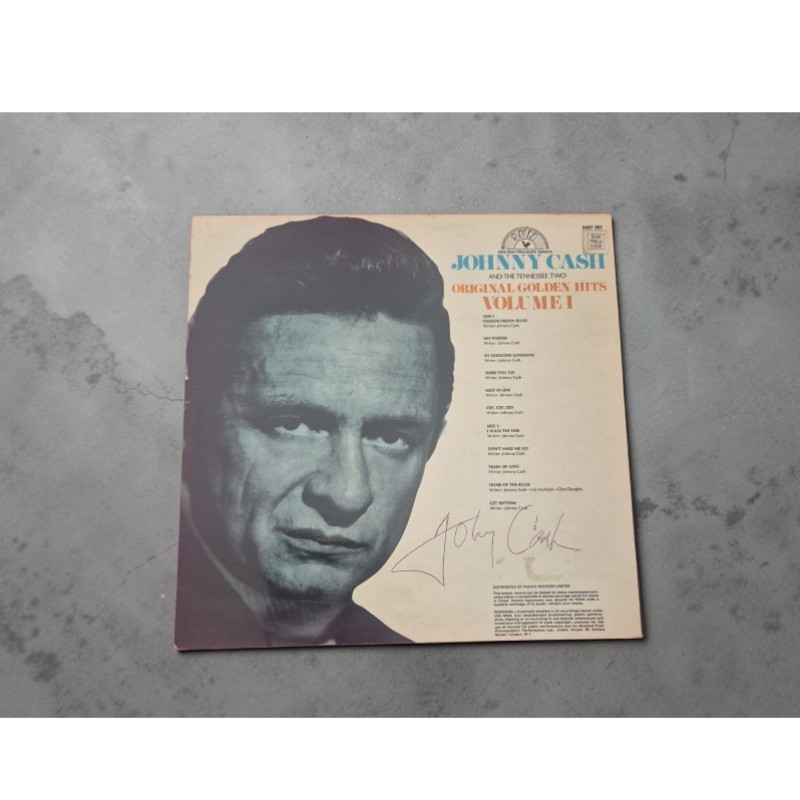 Johnny Cash Signed 'Original Golden Hits Volume I' Vinyl LP