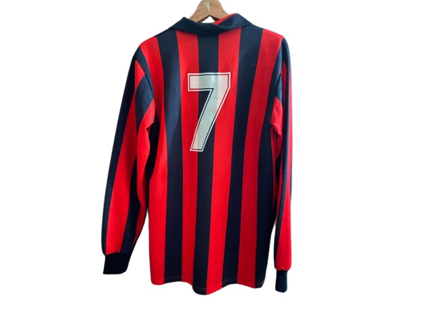 Donadoni's Milan Match-Issued Shirt, 1987/88