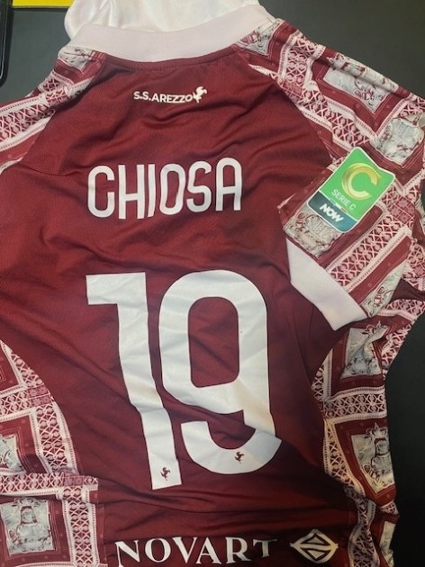 Chiosa's Match-Worn Shirt, Arezzo vs Lucchese 2025 - "Earth Day" Special Patch