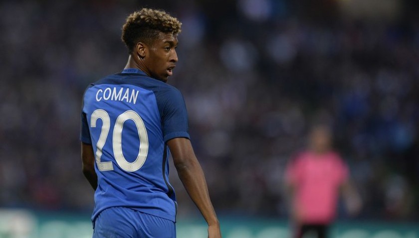 Coman's Official France Euro 2016 Signed Shirt