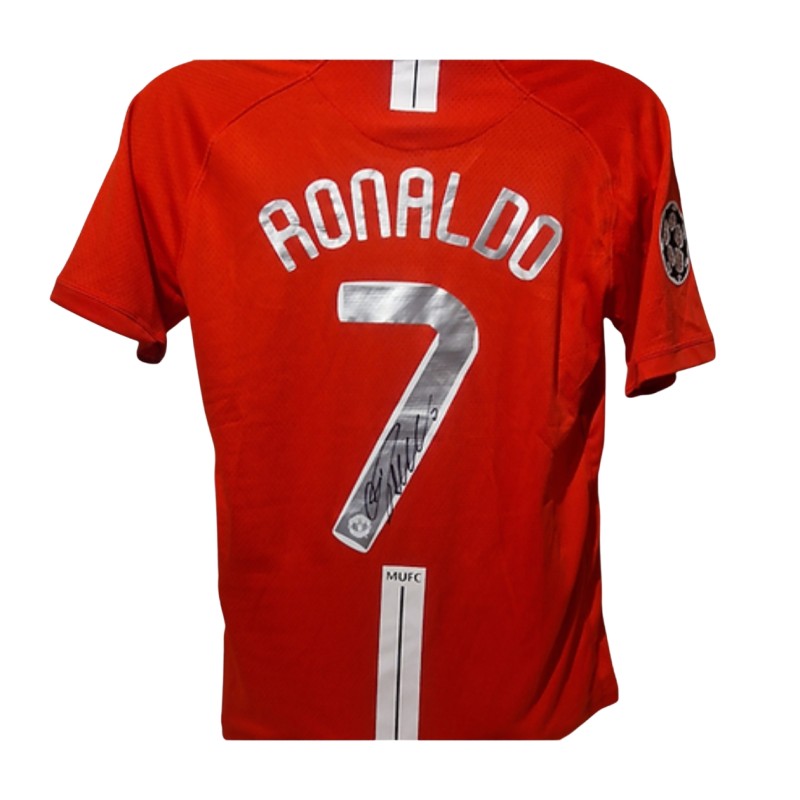 Maglia firmata di Cristiano Ronaldo per la finale di Champions League 2008 del Manchester United