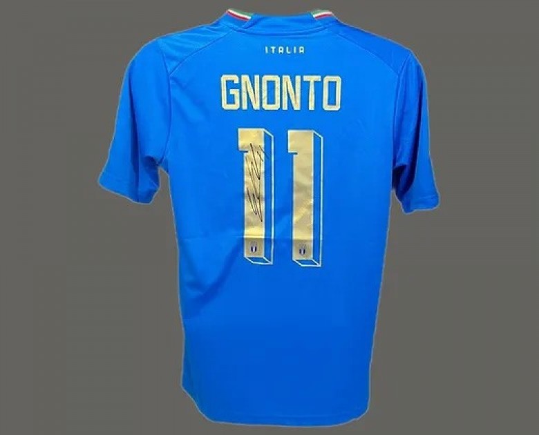 Carte Wilfried Gnonto Gold Parallela - Euro 2024 Swiss Topps - #744