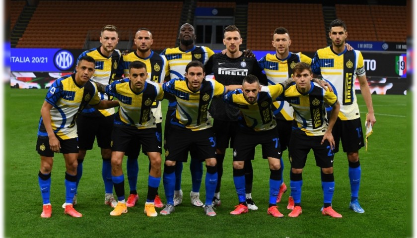 Gagliardini's Match Signed Shirt, Inter-Roma 2021 