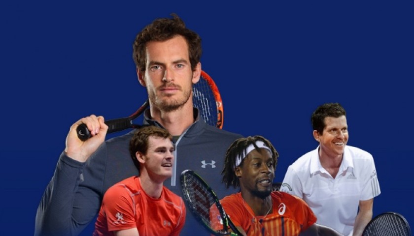 Play Tennis and Enjoy Lunch with Olympic Champion Andy Murray and More
