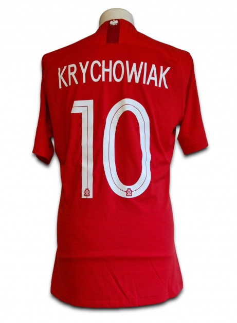 Grzegorz Krychowiak's Poland Match Issued Shirt
