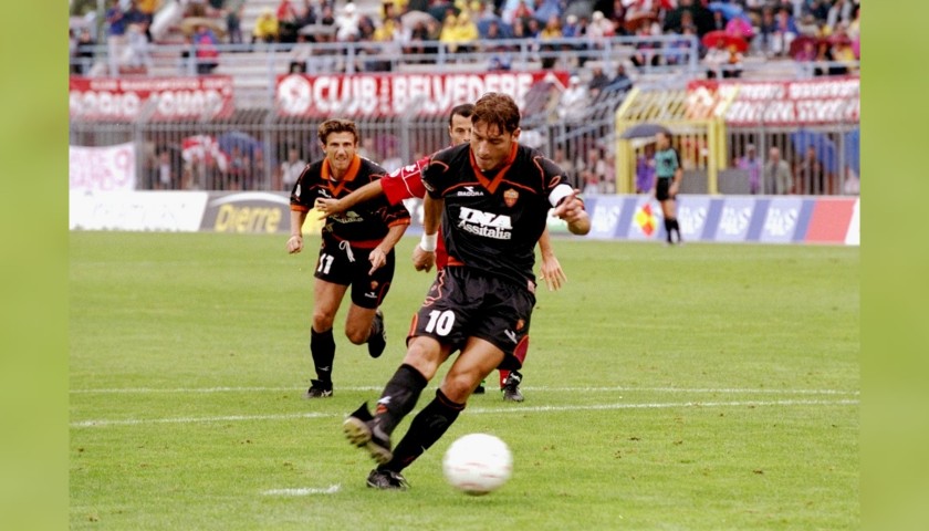 Maglia Gara Totti Roma, 1999/00 - Autografata