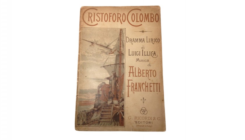 Cristoforo Colombo. Lyric Drama (1893 Ricordi)