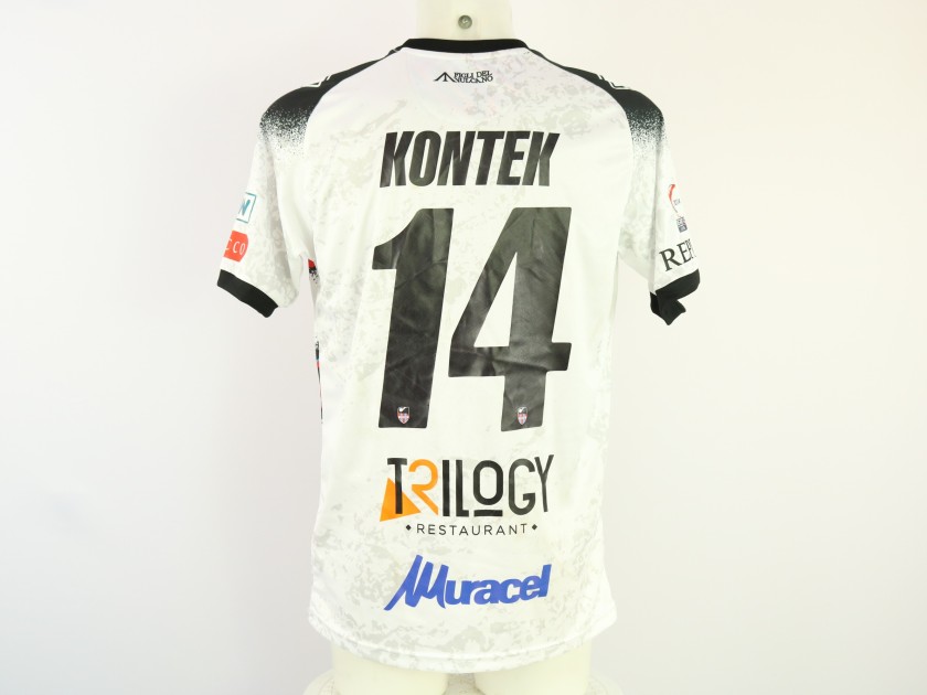 Kontek's Unwashed Signed Shirt, Turris vs Catania 2024