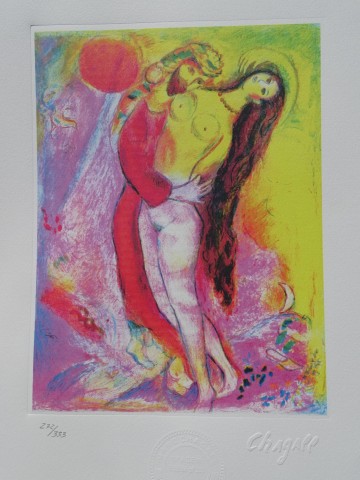 "Lovers" by Marc Chagall