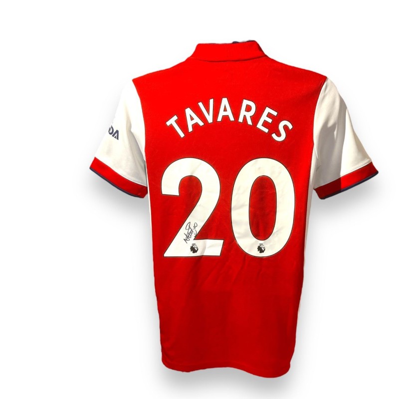 Nuno Tavares' Arsenal 2021/22 Signed Official Shirt