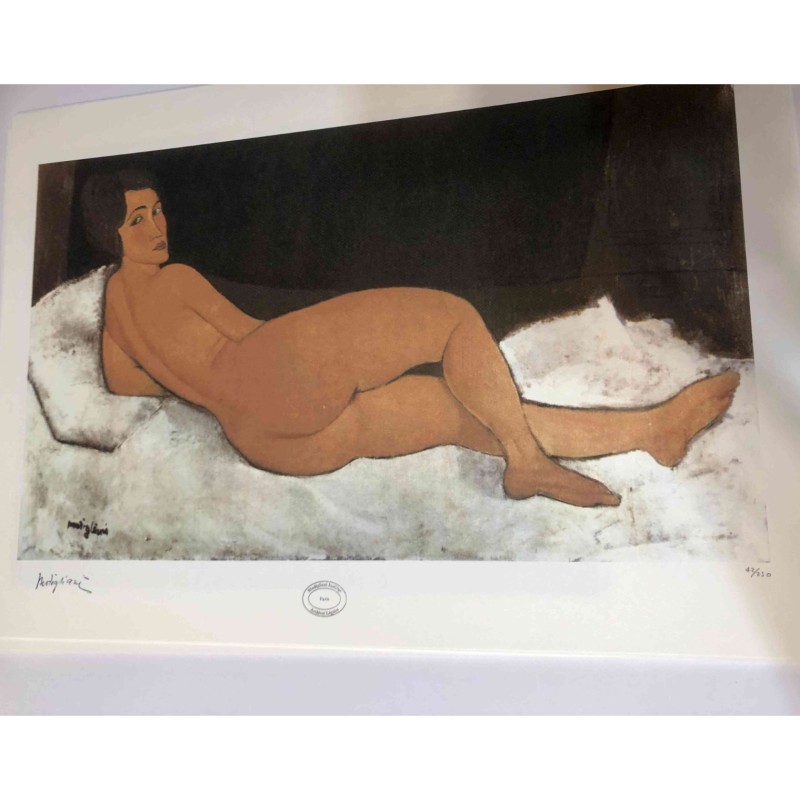Litografia offset di Amedeo Modigliani (replica)