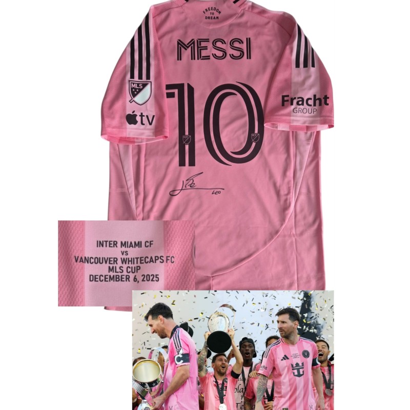 Messi's Signed Match-Issued Shirt, Inter Miami vs Vancouver Whitecaps MLS Cup Finals 2025