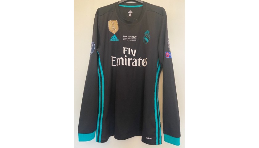 Real Madrid 2017-2018 Away Long Sleeve Shirt #7 Cristiano Ronaldo