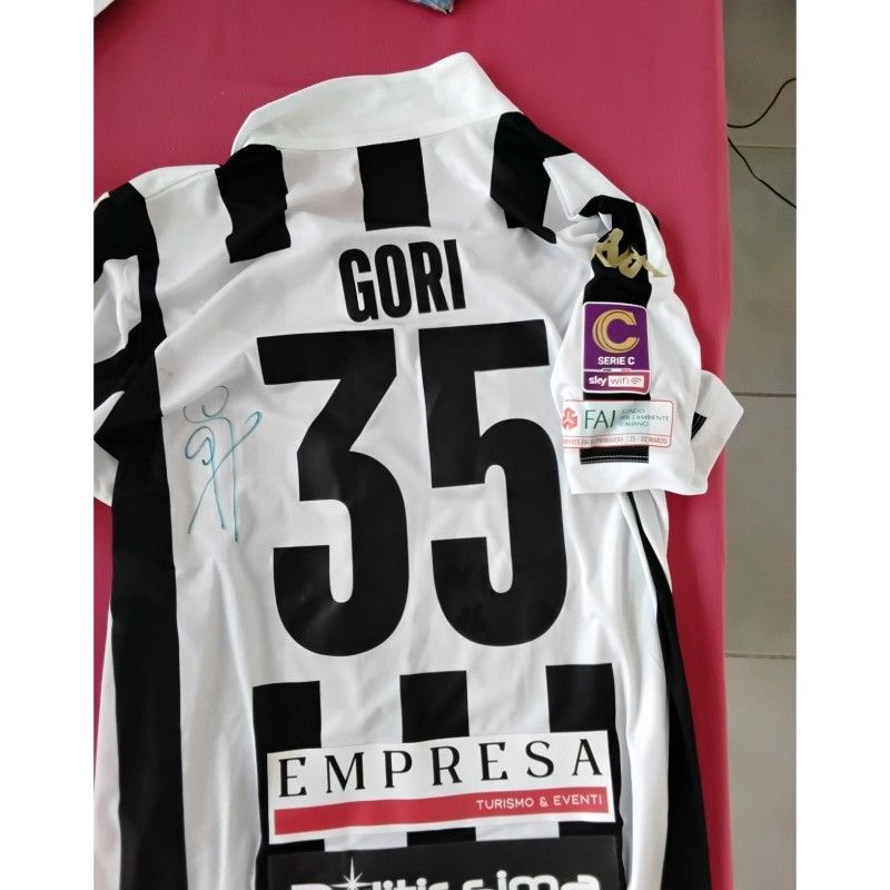 Gori's Signed Unwashed Shirt, Gubbio vs Ascoli 2026 - Special Patch FAI