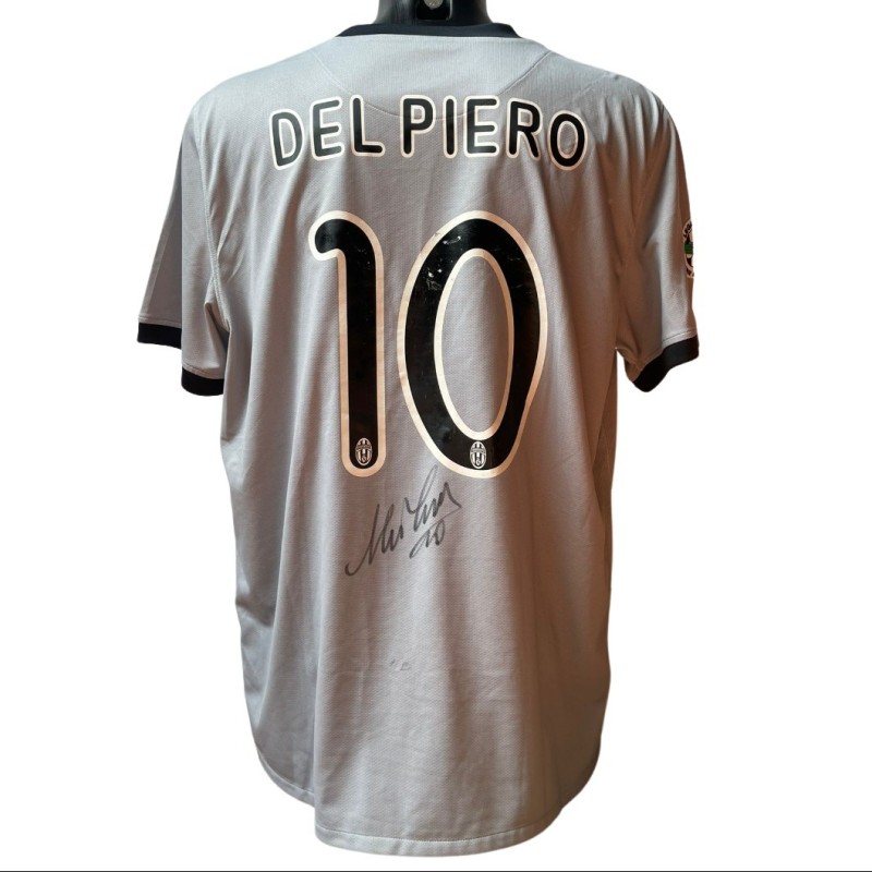 Del Piero Official Juventus Shirt, 2009/10 - Signed with video proof
