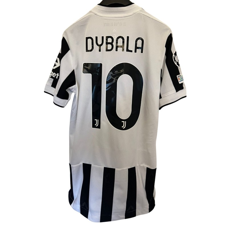 Dybala's Juventus Match-Issued Shirt, Champions League 2021/22