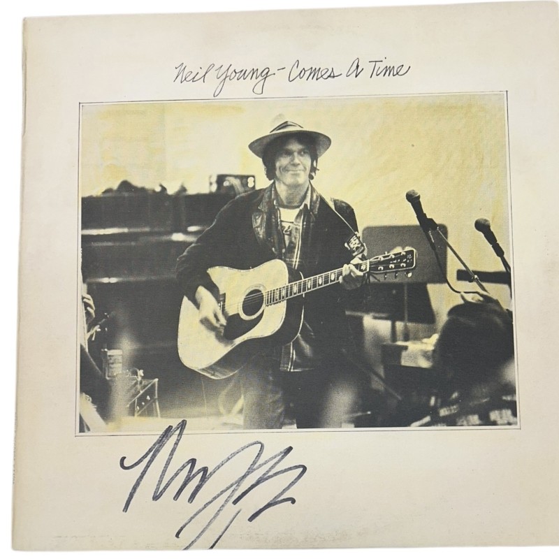 Neil Young Signed 'Comes A Time' Vinyl LP