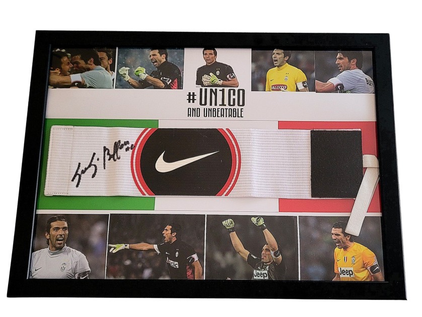 Nike Captain's Armband - Worn and Signed by Gianluigi Buffon