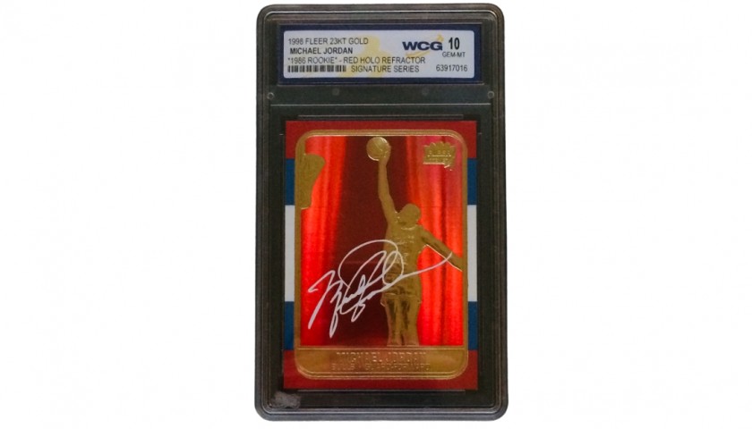 Limited Edition Gold Card Michael Jordan